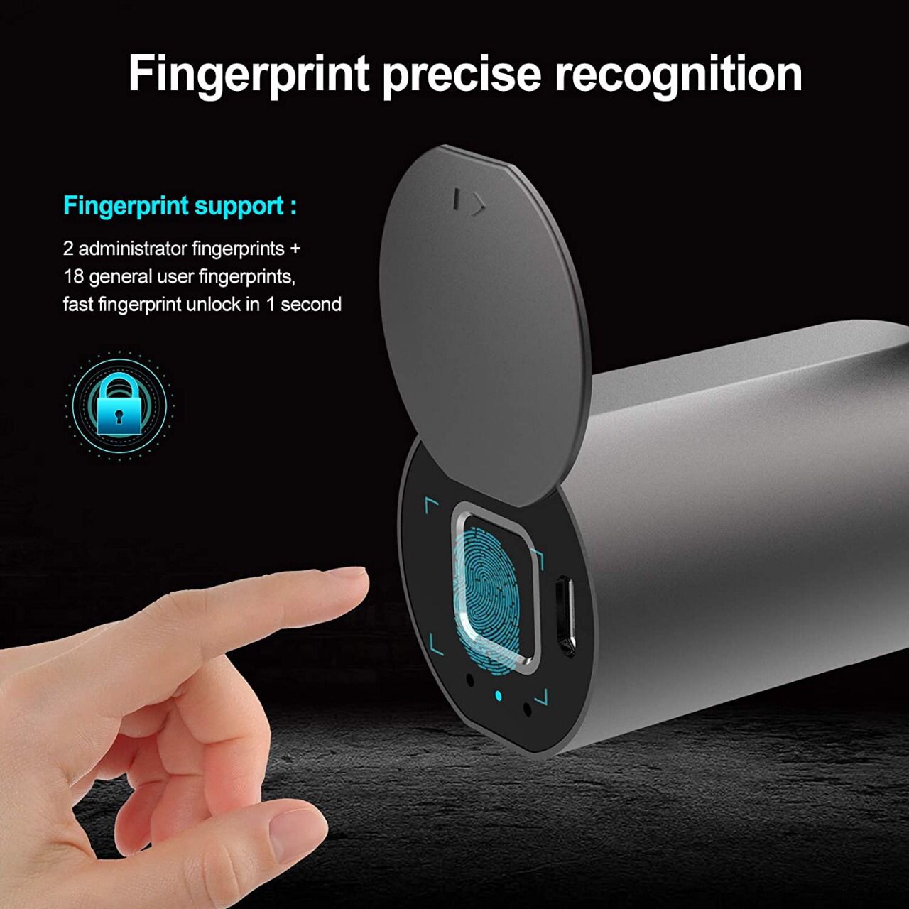Fingerprint Touch Chain Lock