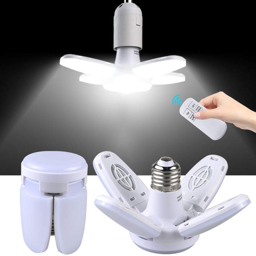 Foldable Fan Blade Led Light Bulb