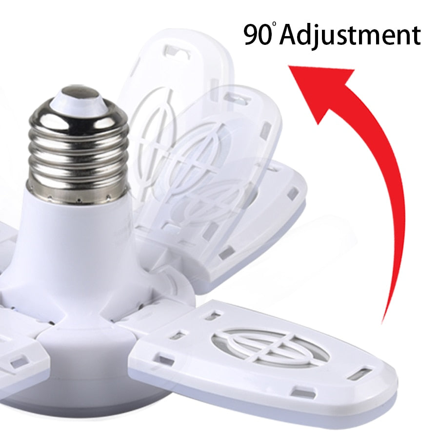 Foldable Fan Blade Led Light Bulb