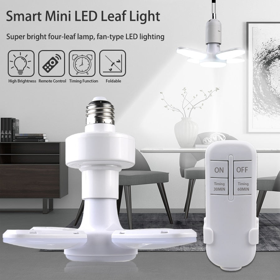 Foldable Fan Blade Led Light Bulb