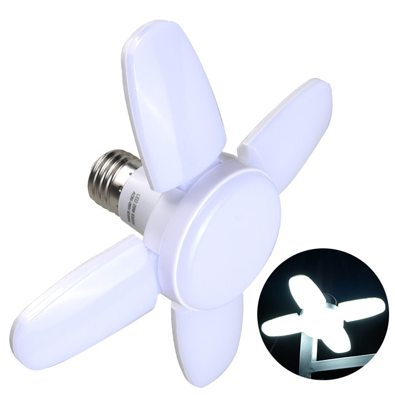 Foldable Fan Blade Led Light Bulb