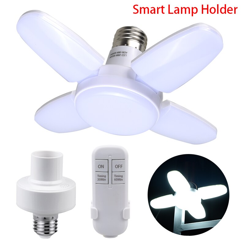 Foldable Fan Blade Led Light Bulb